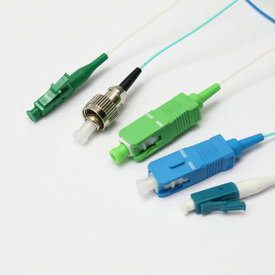 30N LC APC Single Mode Optic Pigtail 12 Core Optical Patch Cord