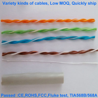 Non Shielded Halogen Free CAT5E Network Cable 24AWG UTP HDPE